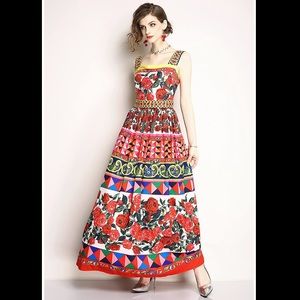Dolce & Gabbana look a like maxi dress